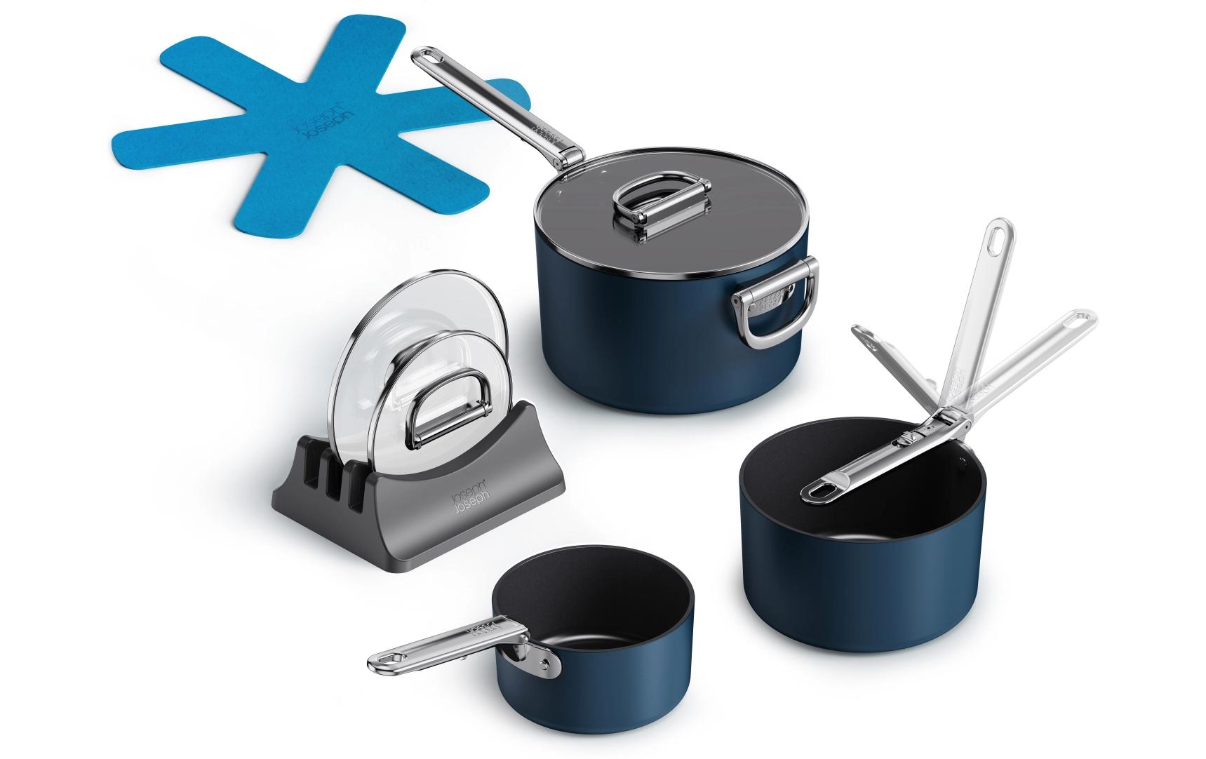 Joseph Joseph Pfannenset Kochtopf-Set Space 3-teilig 24 cm Edelstahl