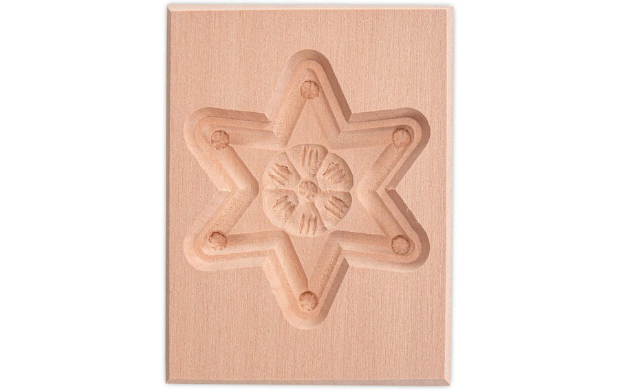 Städter Springerle-Model Stern 5.5 x 8 cm