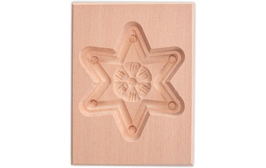 Städter Springerle-Model Stern 5.5 x 8 cm