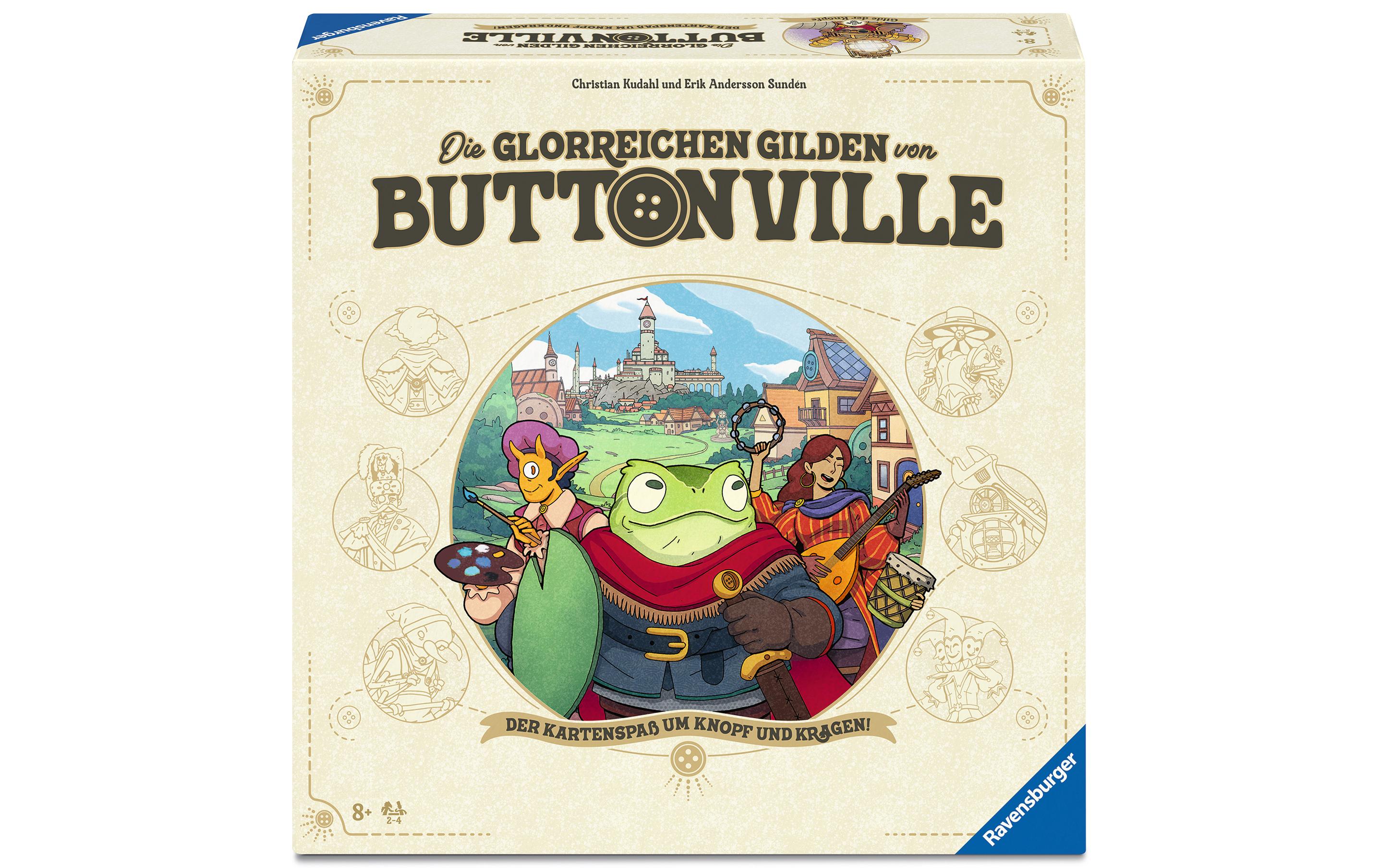 Ravensburger Familienspiel Die glorreichen Gilden von Buttonville -DE-