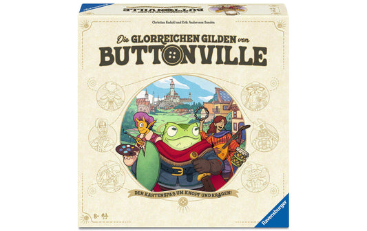 Ravensburger Familienspiel Die glorreichen Gilden von Buttonville -DE-