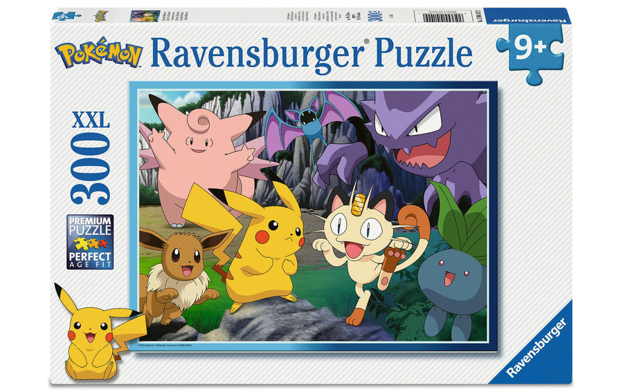 Ravensburger Puzzle Fang die Pokémon! 300 Teile XXL, 49 x 36 cm,