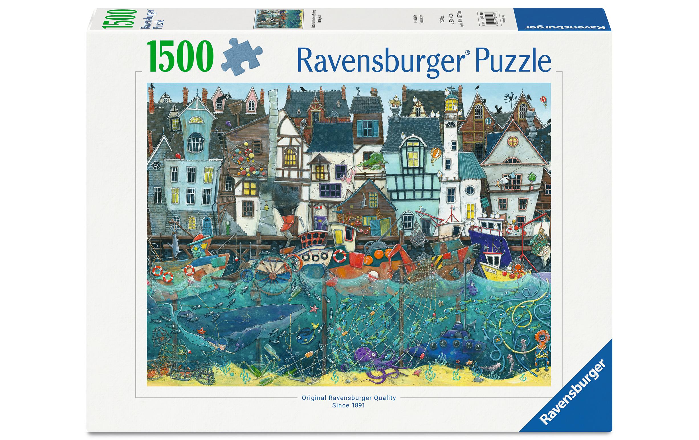 Ravensburger Puzzle Habour of Wonders: a Bustling Fantasy Port