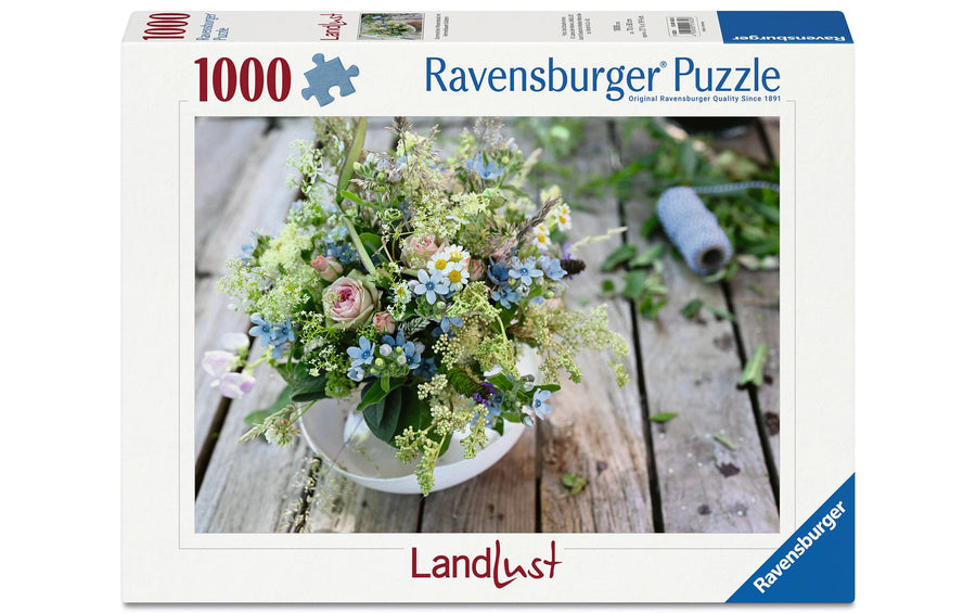 Ravensburger Puzzle Sommerlicher Wiesenstrauss mit Himmelblauem Südstern