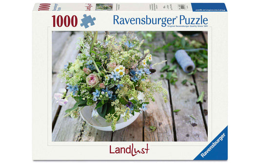 Ravensburger Puzzle Sommerlicher Wiesenstrauss mit Himmelblauem Südstern