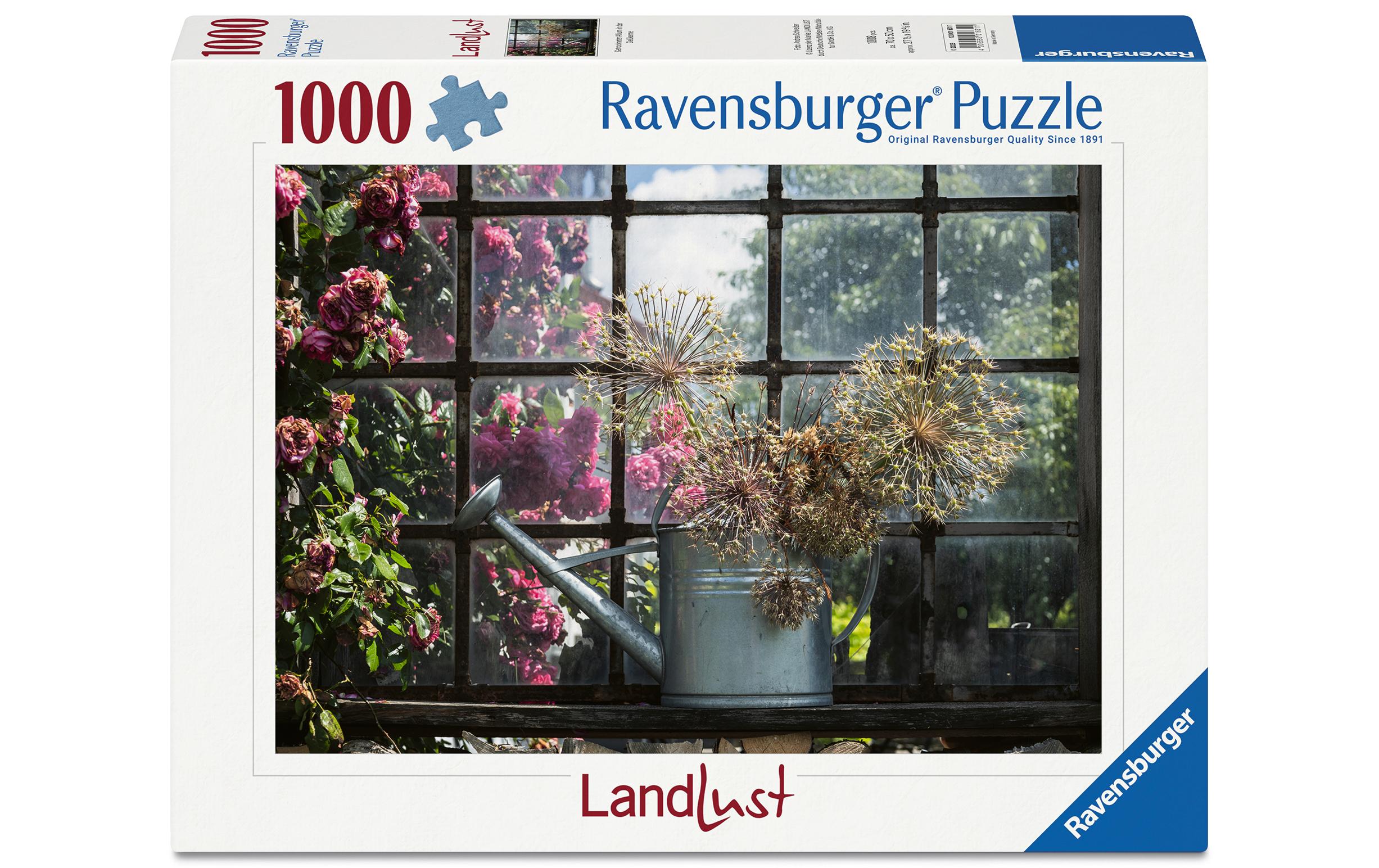 Ravensburger Puzzle Getrockneter Allium in der Giesskanne