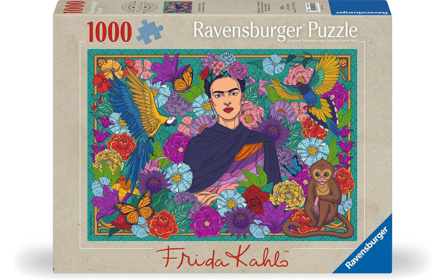 Ravensburger Puzzle Frida Kahlo's Paradise: Parrot, Monkey and Blooms