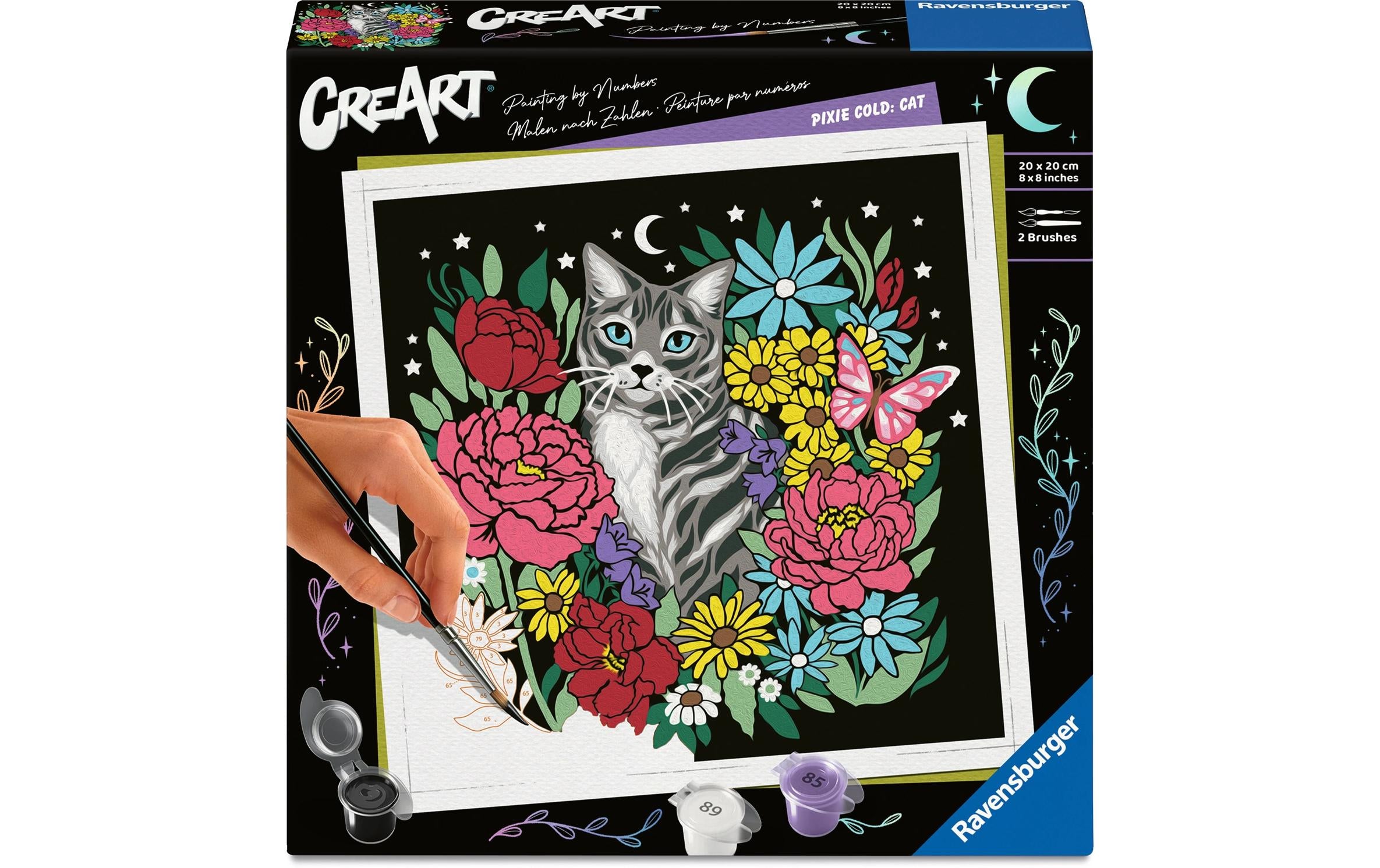 Ravensburger Malen nach Zahlen CreArt – Pixie Cold: Katze