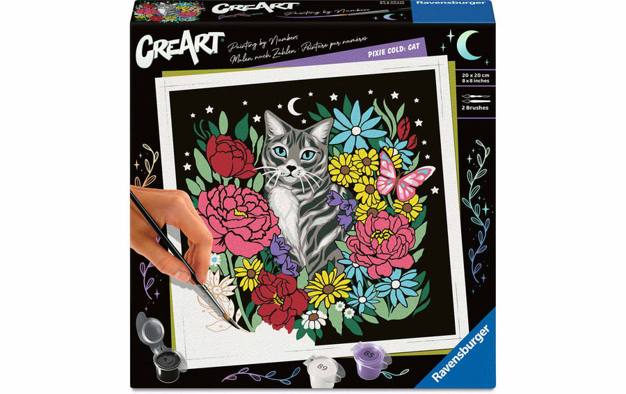 Ravensburger Malen nach Zahlen CreArt – Pixie Cold: Katze