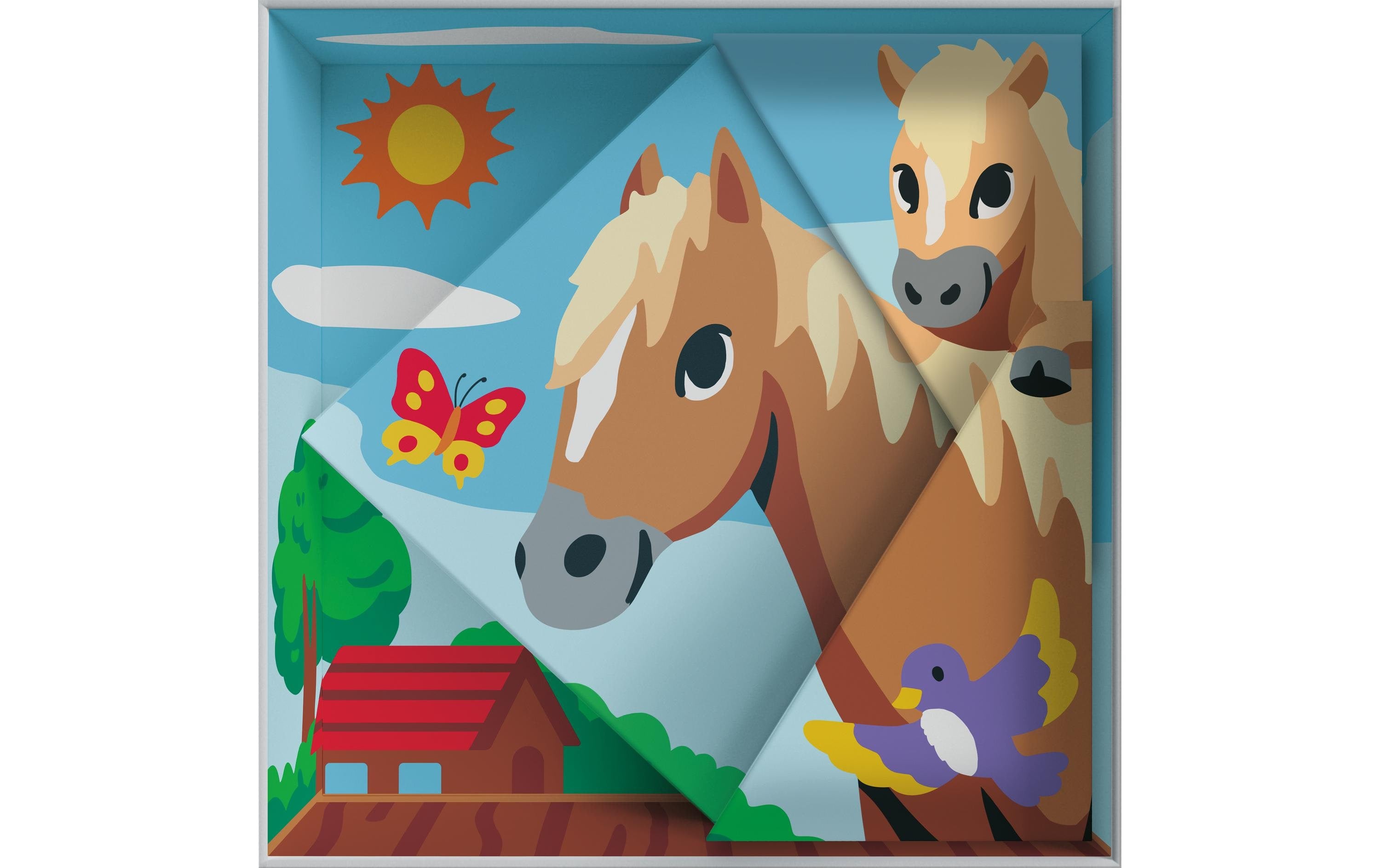 Ravensburger Malen nach Zahlen CreArt Do it together – Pferde