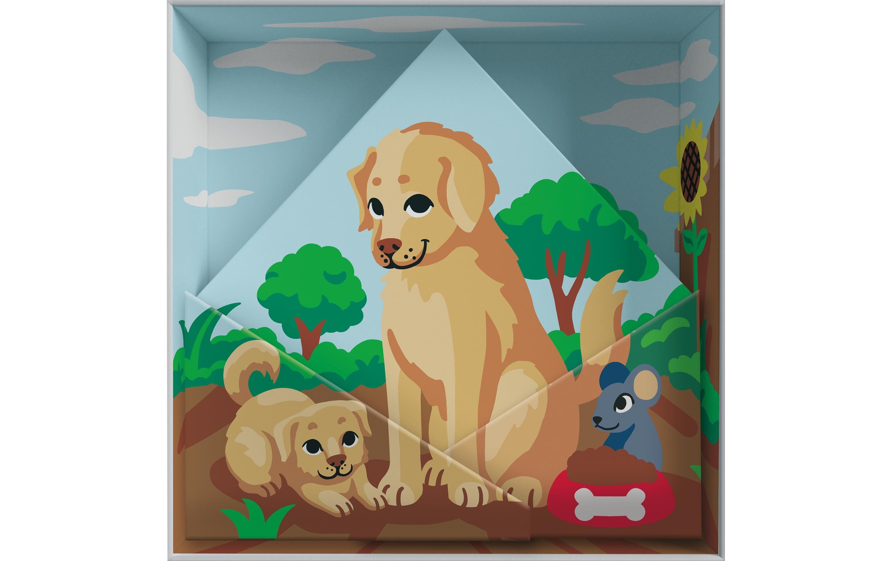 Ravensburger Malen nach Zahlen CreArt Do it together – Hunde
