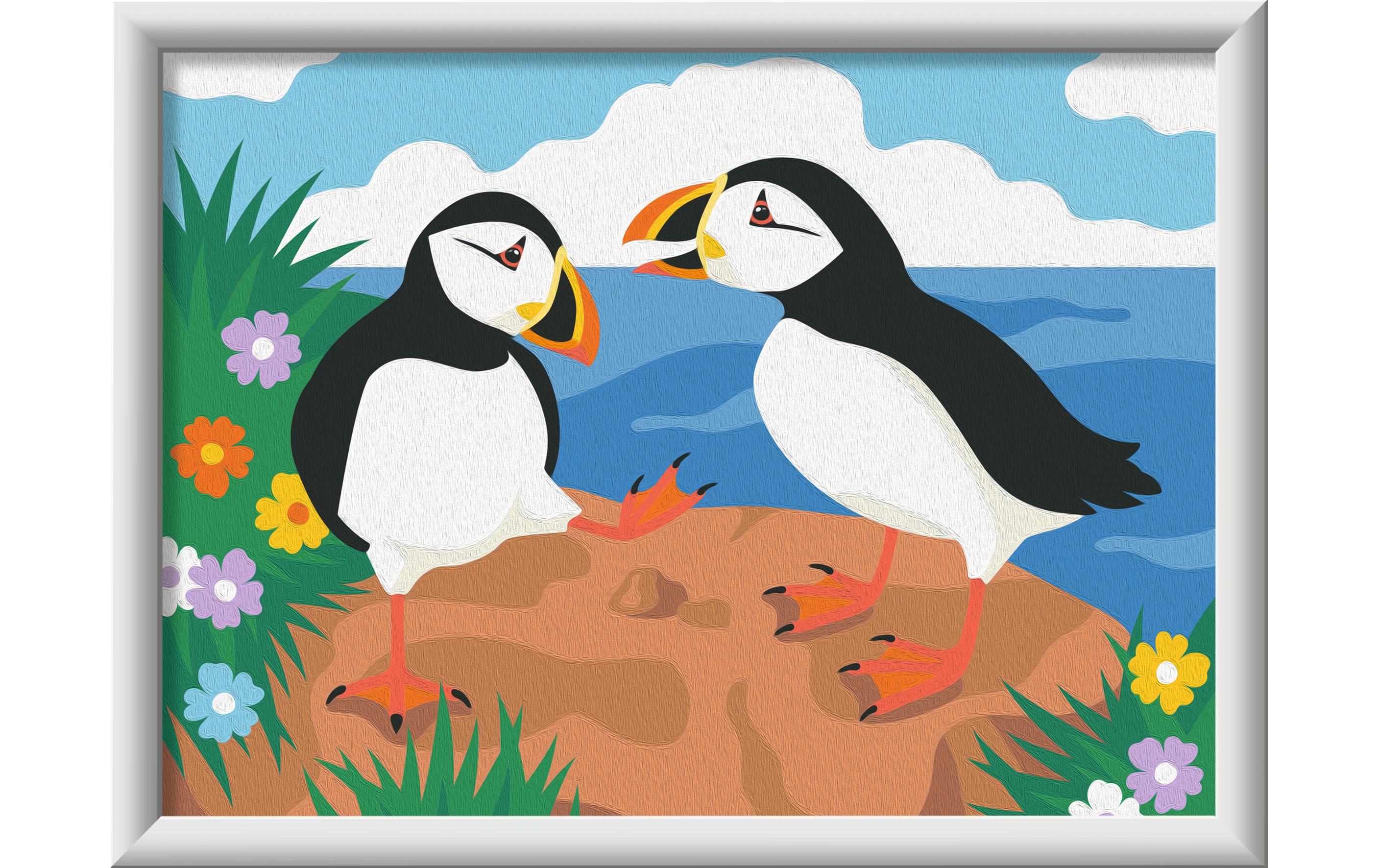 Ravensburger Malen nach Zahlen CreArt – Puffin Pals