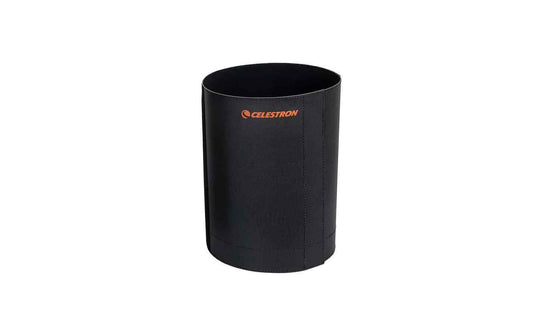 Celestron DX C6-C8 Taukappe aus schwarzem Material mit orangefarbenem Logo