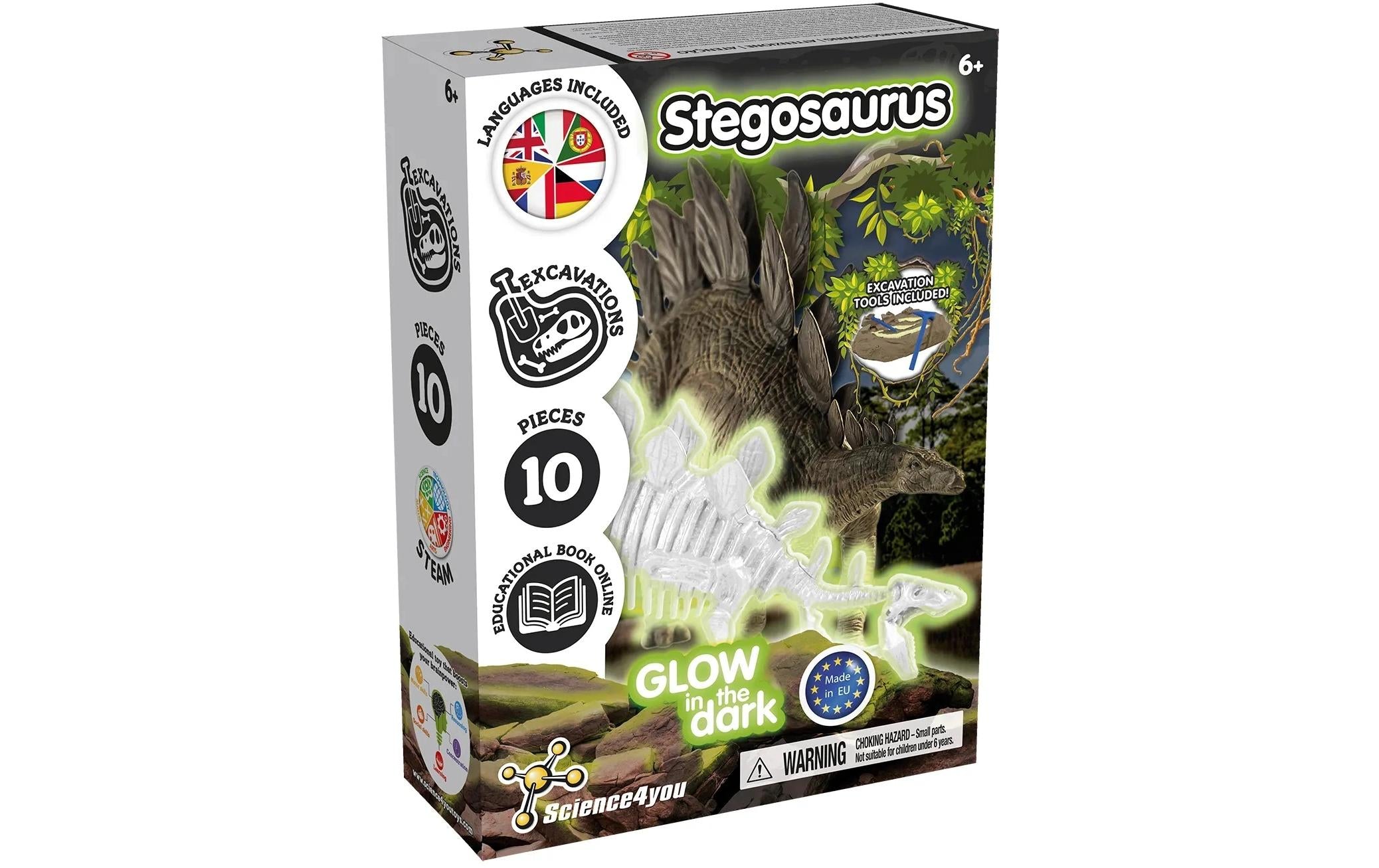 Science4you Ausgrabungs-Kit Stegosaurus