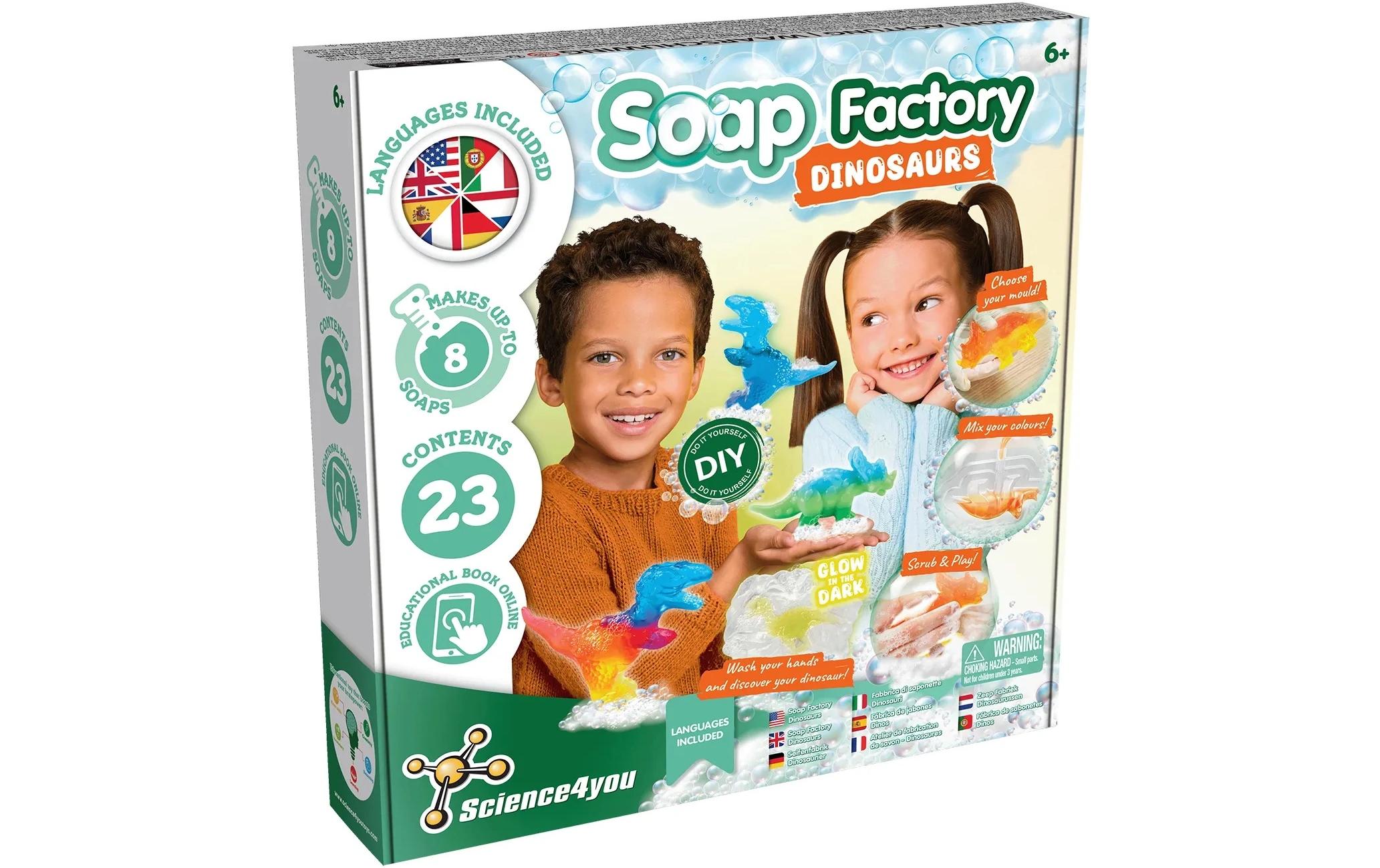 Science4you Experimentierkasten Soap Factory Dinosaurs