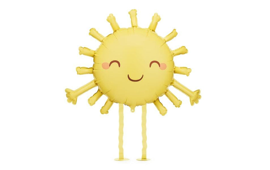 Partydeco Folienballon Sonne