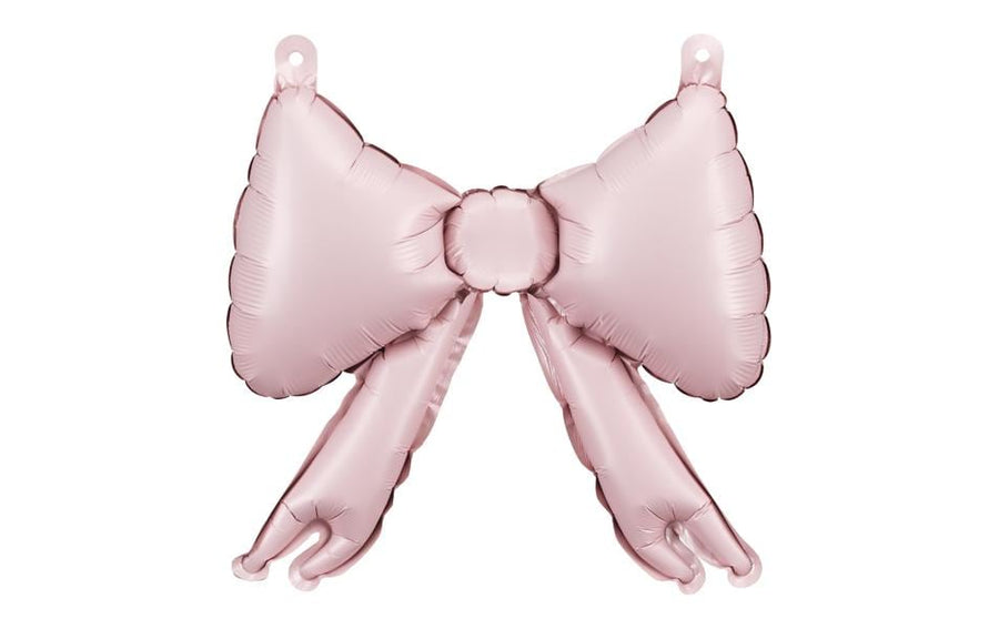 Partydeco Folienballon Schleife, 25.5 x 25 cm, Rosa, 5 Stück