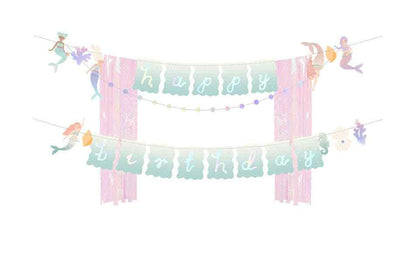 Partydeco Girlande Meerjungfrau
