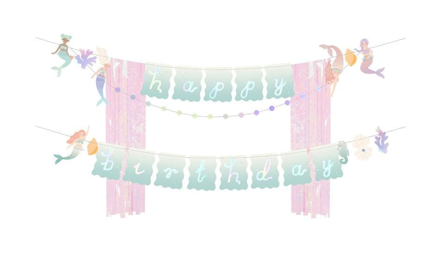 Partydeco Girlande Meerjungfrau