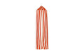 Partydeco Partyaccessoire Baldachin Zirkus, 60 x 232 cm, Rot / Weiss