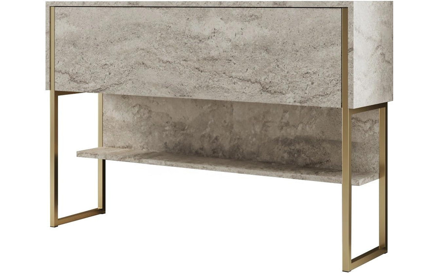 Kommode Luxe Travertine/Gold 120x80x30 cm Woody Fashion