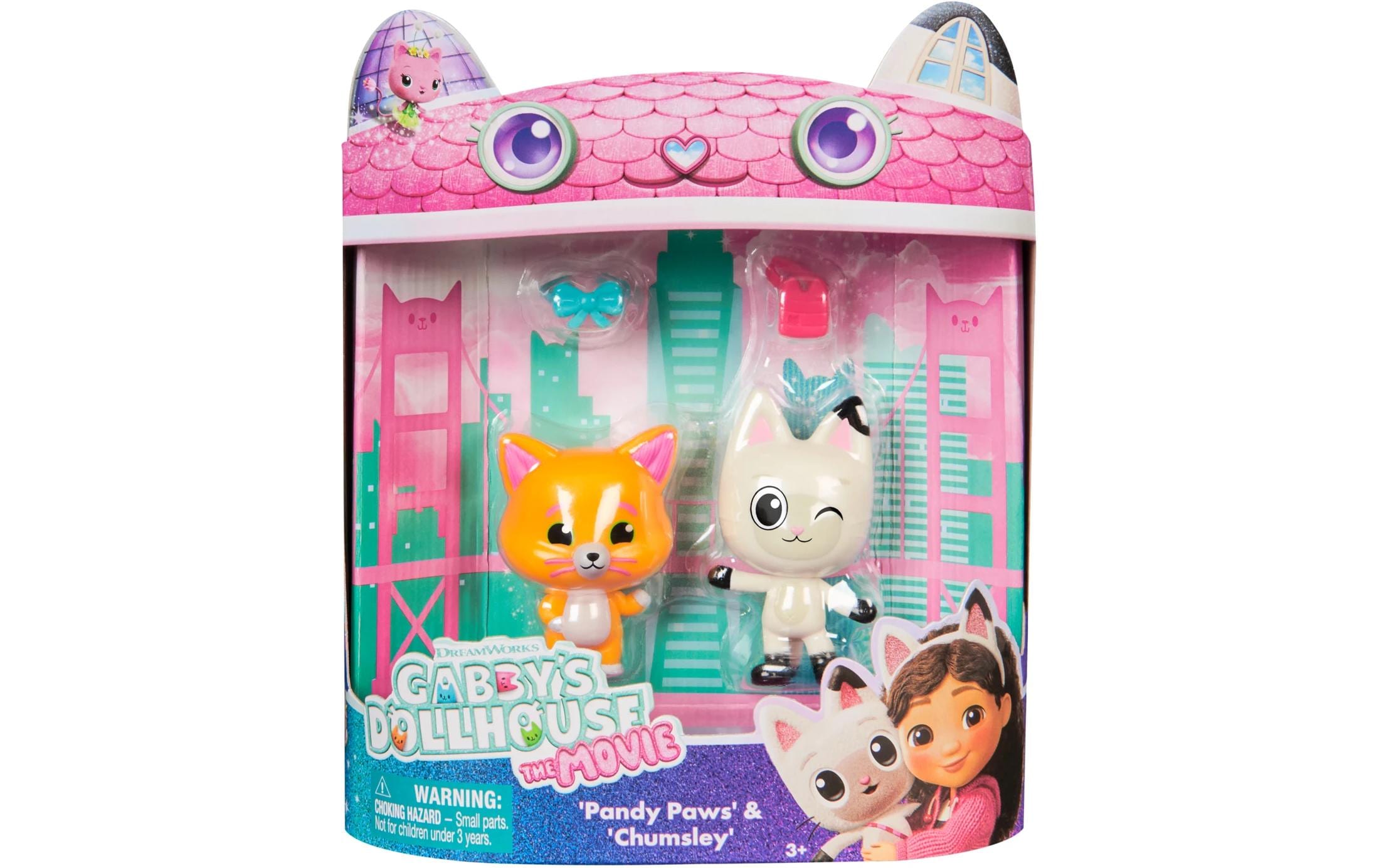 Spinmaster Gabby's Dollhouse The Movie Pandy Paws und Chumsley