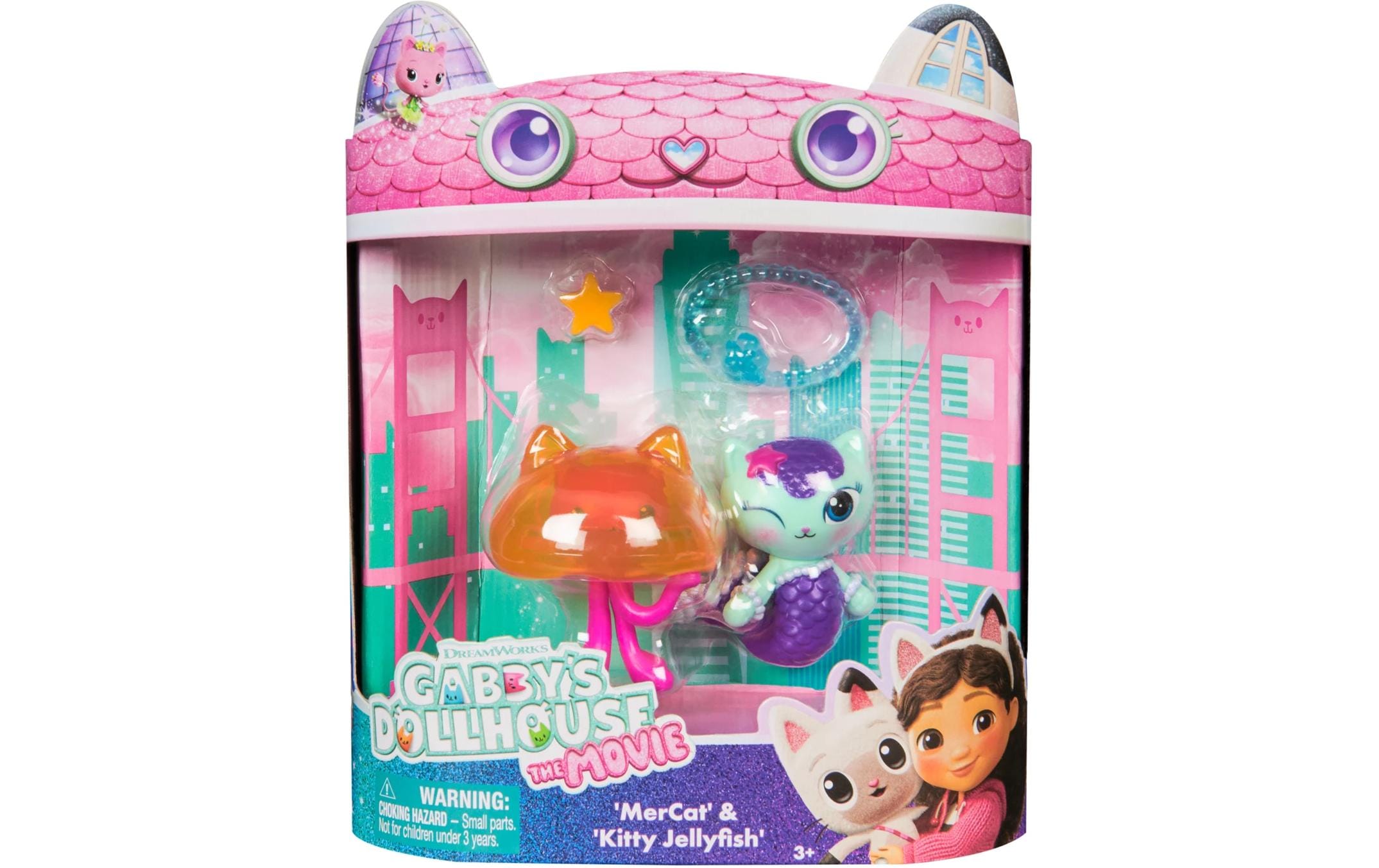 Spinmaster Gabby's Dollhouse The Movie MerCat und Kitty Jellyfisch