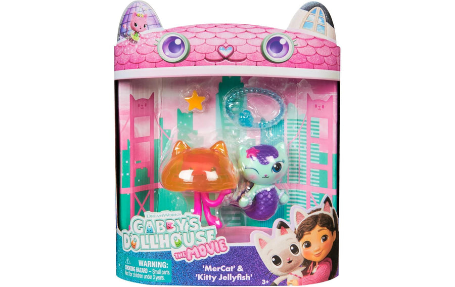 Spinmaster Gabby's Dollhouse The Movie MerCat und Kitty Jellyfisch