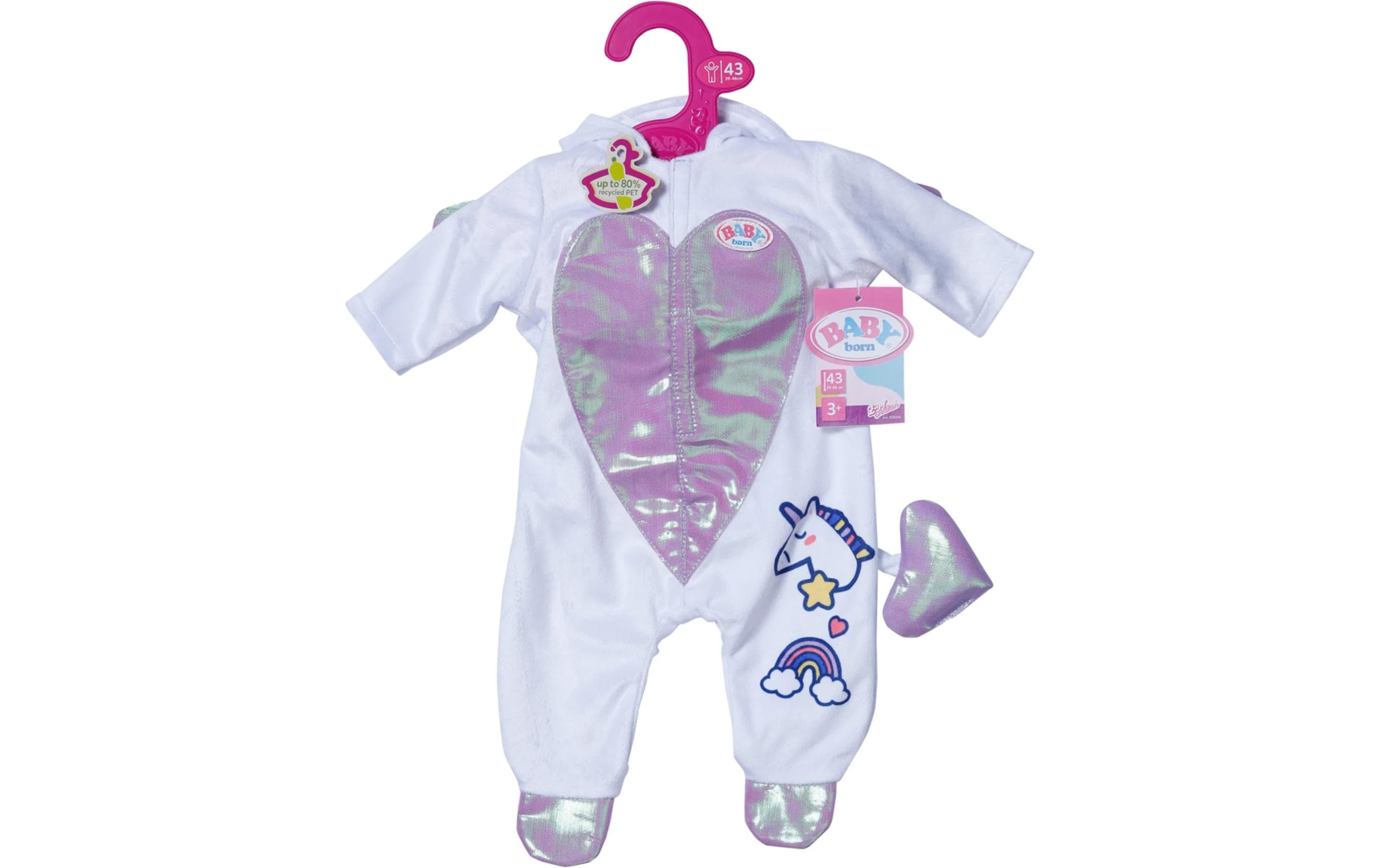 Baby Born Puppenkleidung Einhornanzug 43 cm