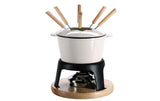 Nouvel Fleischfondue-Set Alpina, Guss, 10-teilig