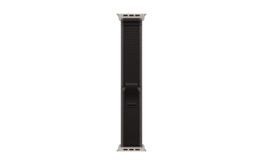 Apple Trail Loop 49 mm Black/Charcoal S/M Natural Titanium