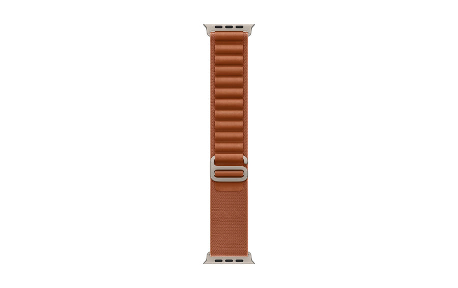 Apple Alpine Loop 49 mm Terra Cotta Natural Titanium Medium