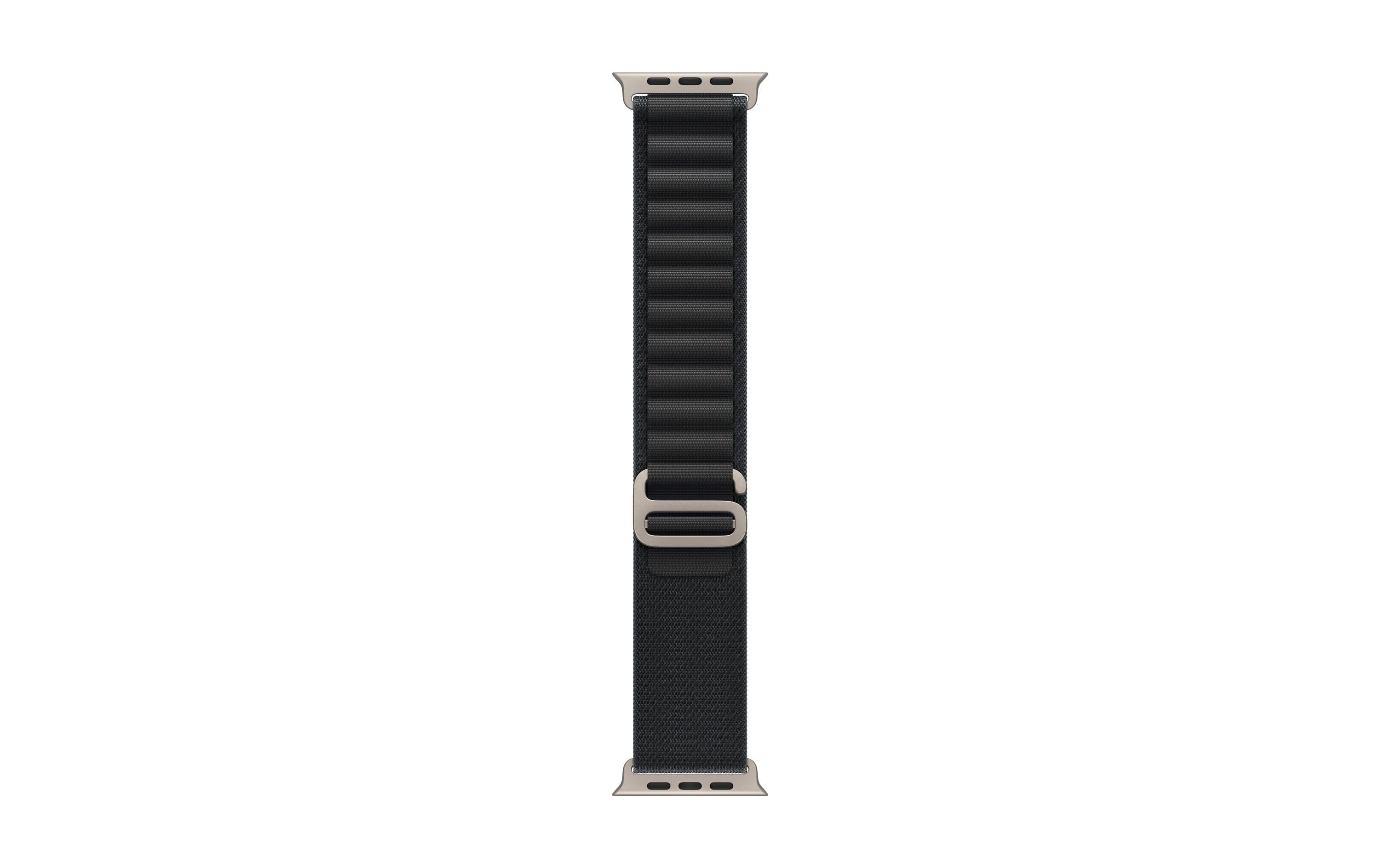 Apple Alpine Loop 49 mm Black Natural Titanium Large