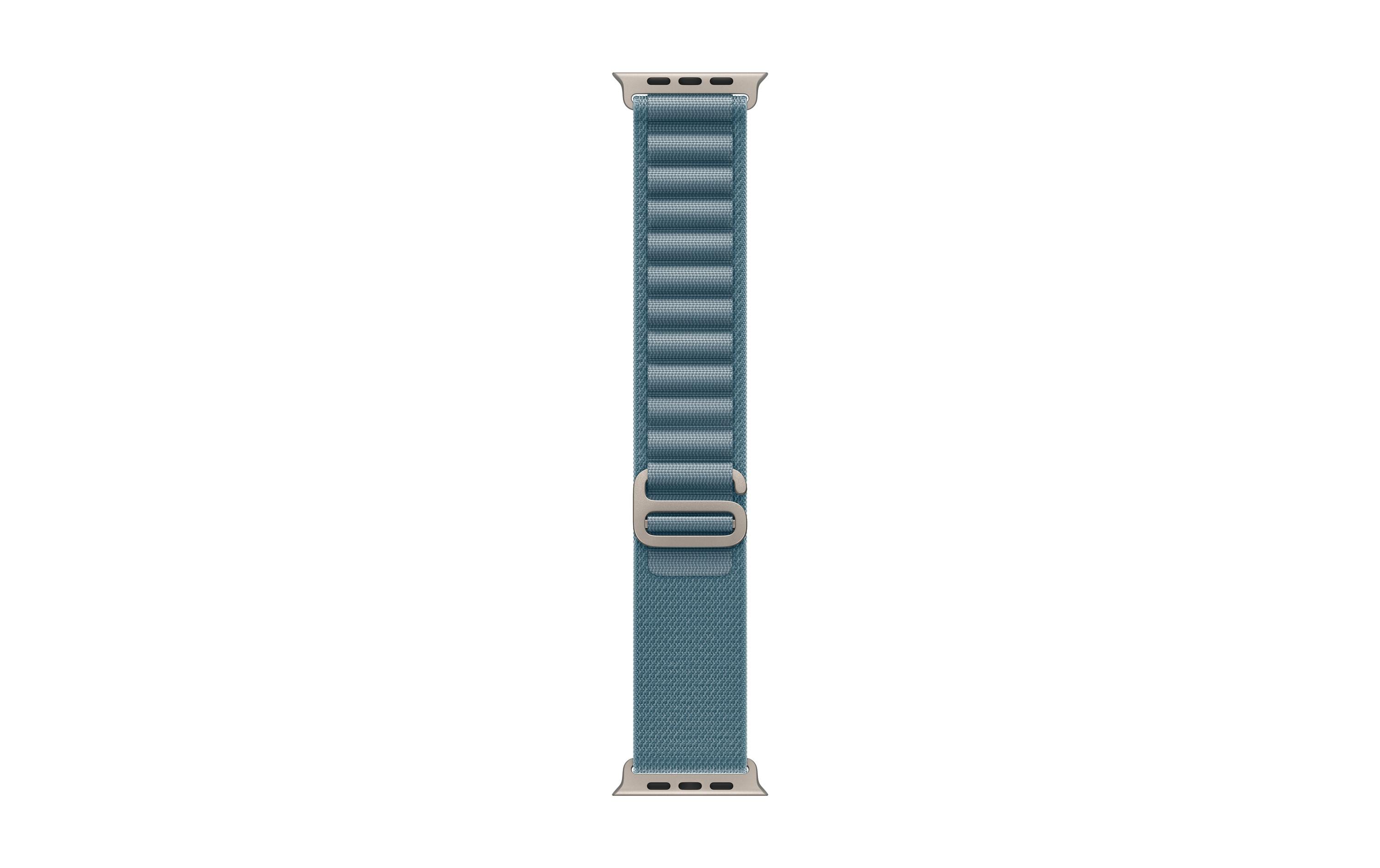 Apple Alpine Loop 49 mm Light Blue Natural Titanium Large