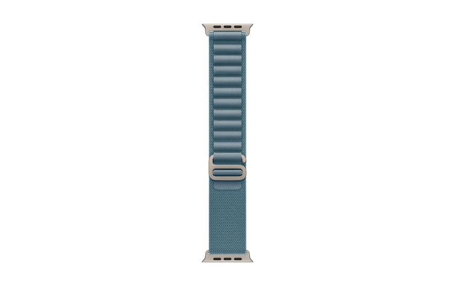 Apple Alpine Loop 49 mm Light Blue Natural Titanium Large