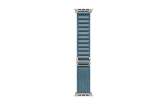 Apple Alpine Loop 49 mm Light Blue Natural Titanium Large