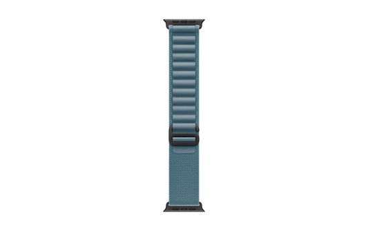 Apple Alpine Loop 49 mm Light Blue Black Titanium Medium