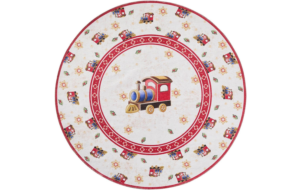 Weihnachtsteppich Rot 160 cm von Villeroy & Boch