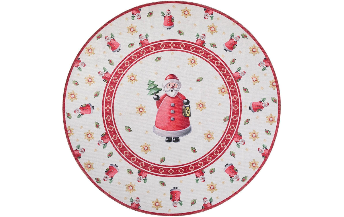 Weihnachtsteppich Rot 160 cm von Villeroy & Boch