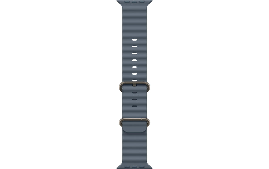 Apple Ocean Band 49 mm Anchor Blue Natural Titanium