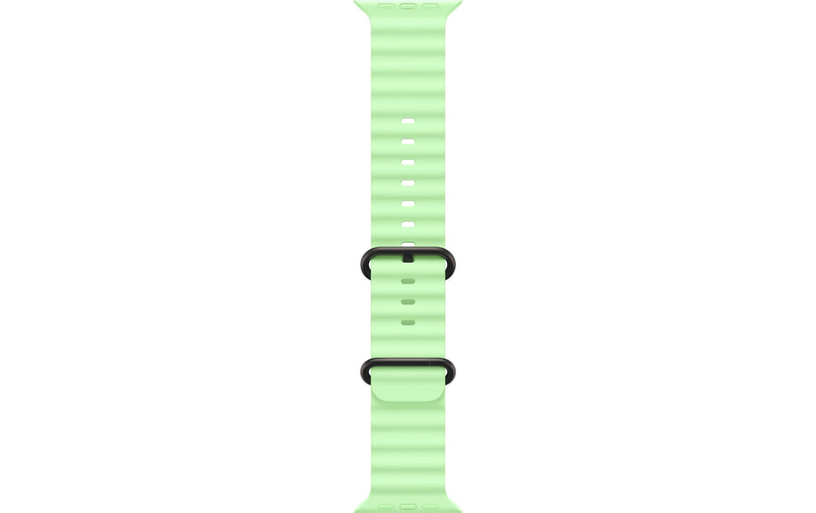 Apple Ocean Band 49 mm Neon Green Black Titanium