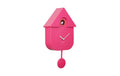 KARLSSON Wanduhr Kuckuck, Bright Pink 41x 8.5 x 21.5cm, Exkl. 3 x AA batteries
