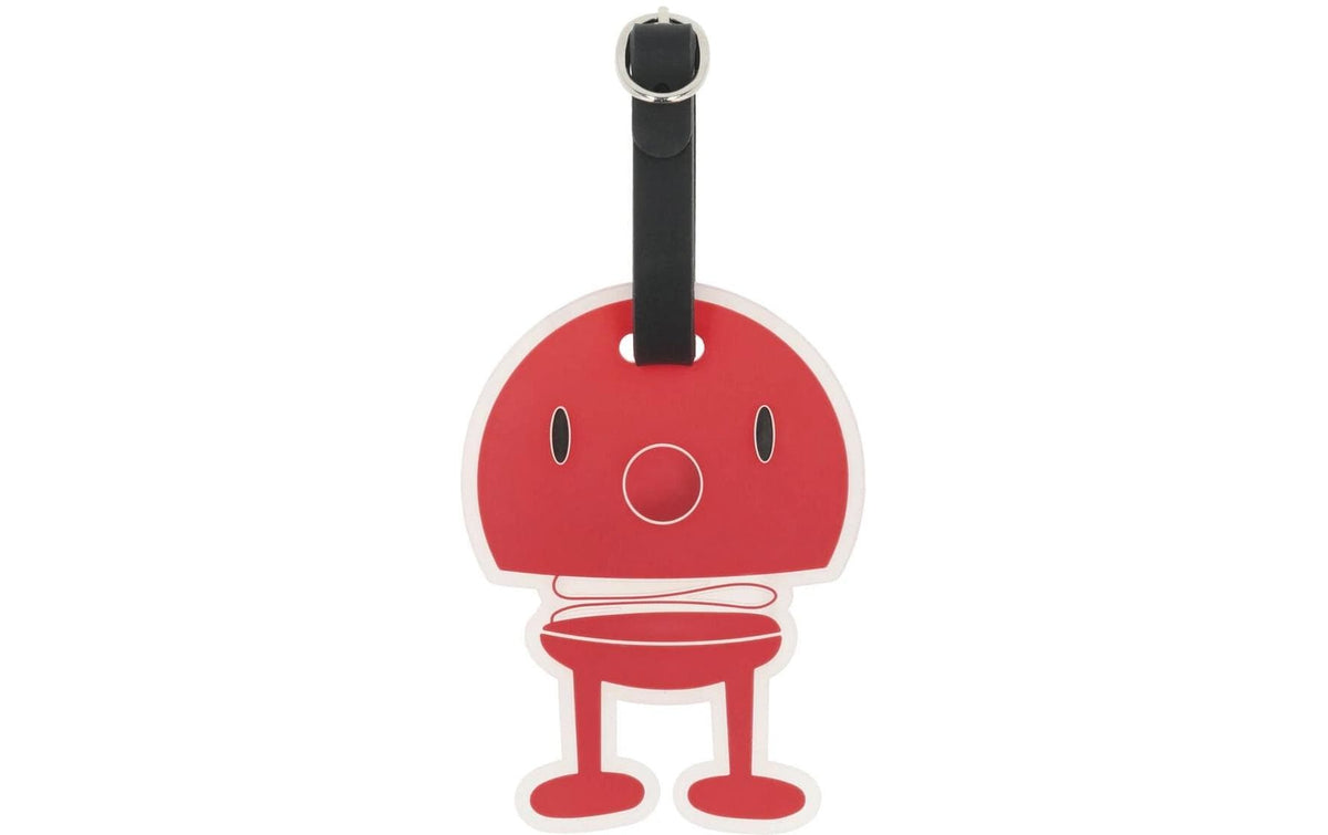 Hoptimist Kofferlabel Schwarz/Rot