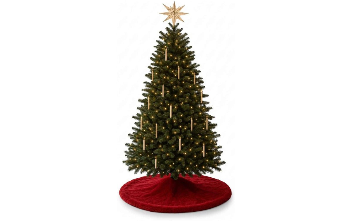 Weihnachtsbaumteppich Weiss von Conceptum Hypnose