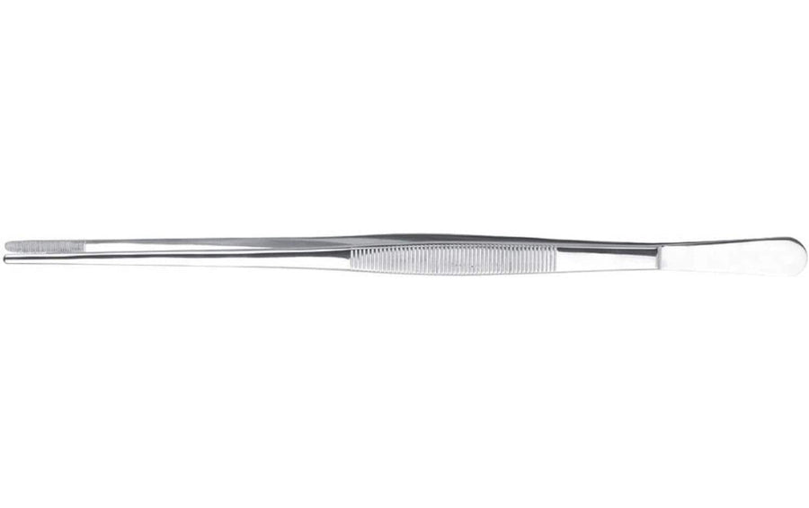triangle Grillpinzette Edelstahl Silber gerade 30 cm Grills & Feuerstellen triangle