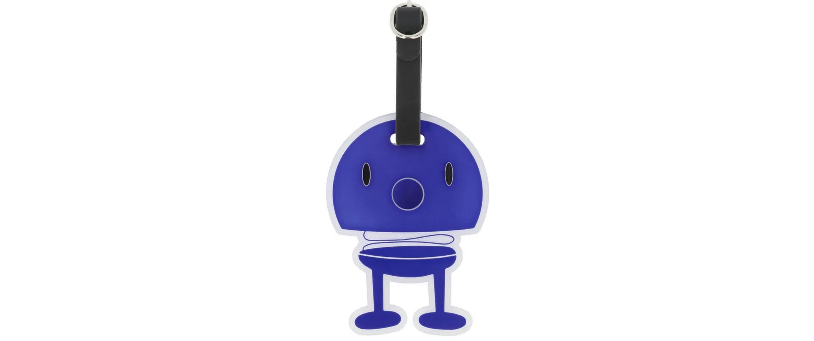 Hoptimist Kofferlabel Blau/Schwarz