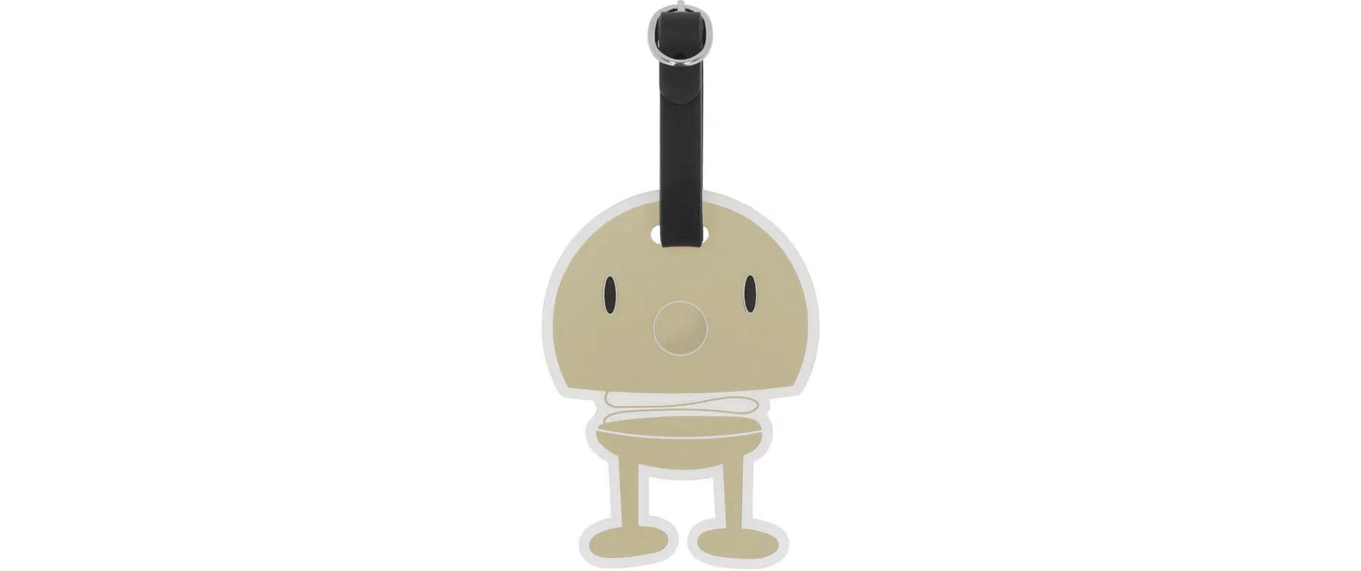 Hoptimist Kofferlabel Schwarz/Beige