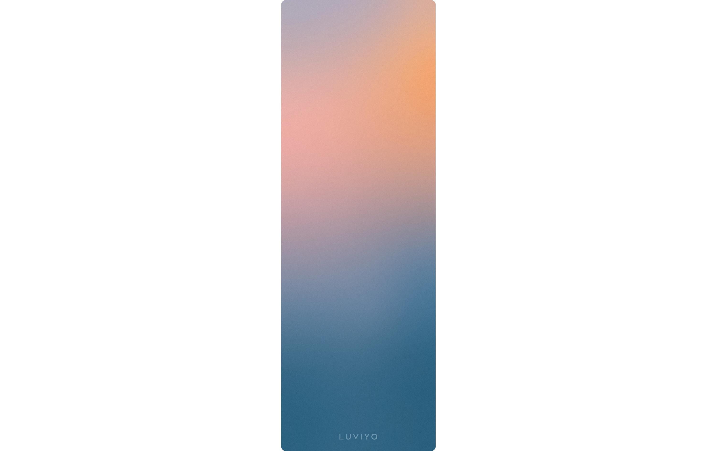 LUVIYO All-In-One Yogamatte Sunrise Sunrise, 178x61cm, 3 mm