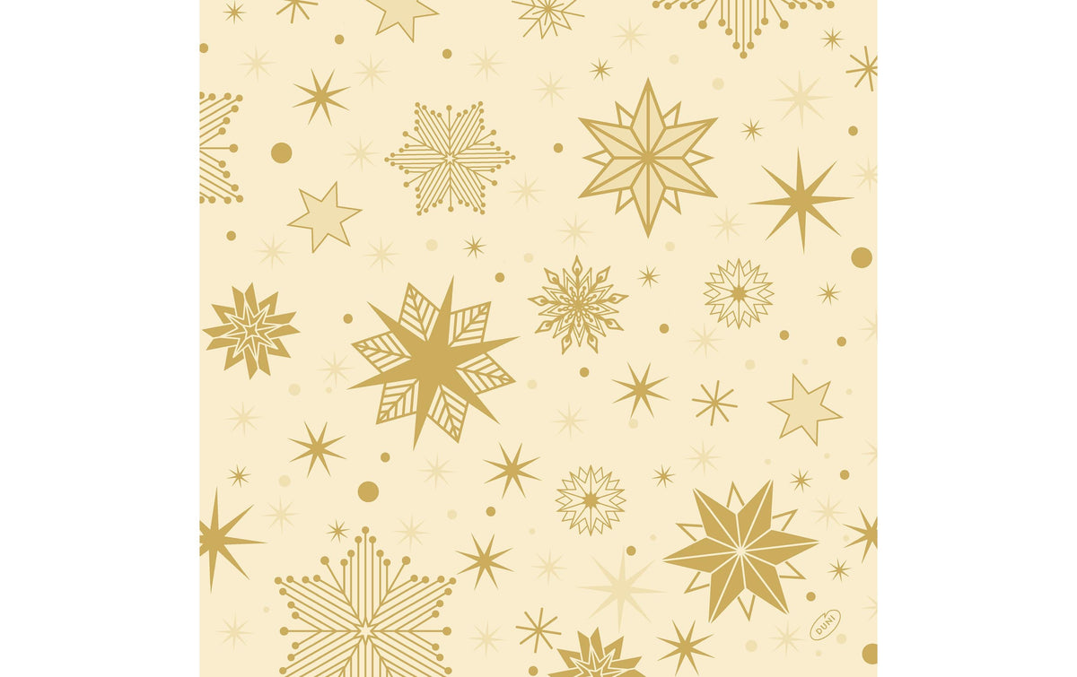 Weihnachtsservietten 4-lagig Stargazing Cream 40x40cm Duni