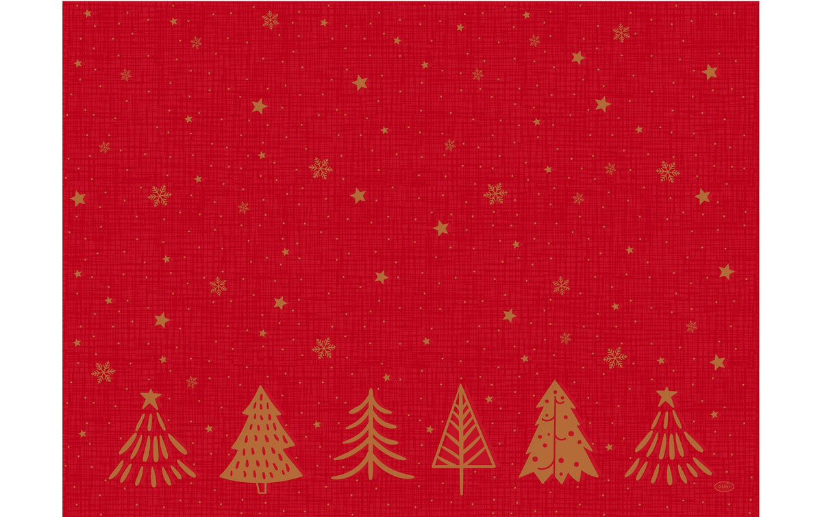 Weihnachten am Tisch Tischset Bio Dunicel Shimmer Trees 30x40cm Duni